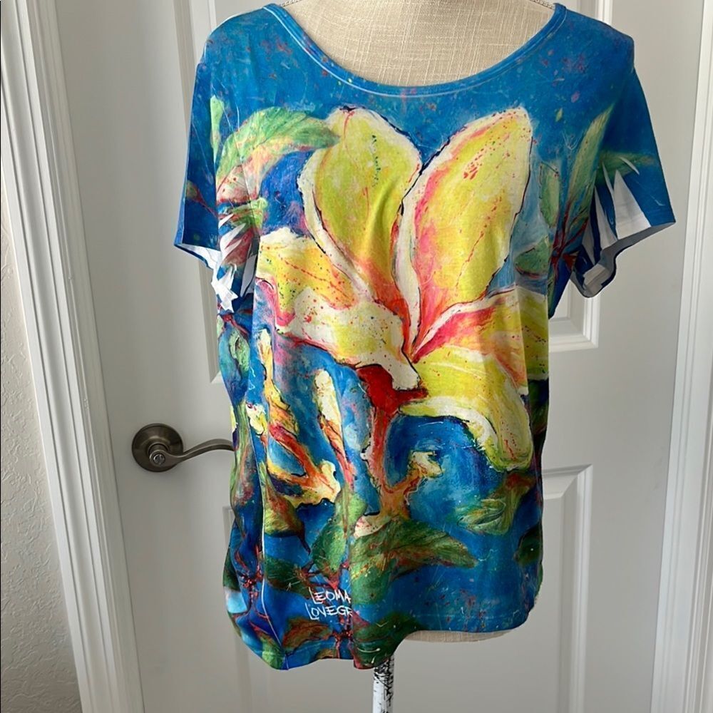 Leoma Love Grove Renowned Florida Artist Wearable Art Faithful Flower